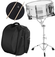 B-WARE Schlagzeug Starter Set Drum Kit 14" Snare Stativ Gigbag Tasche Sticks