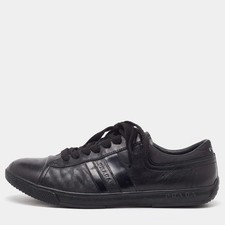 Prada Sport Schwarz Leder Low