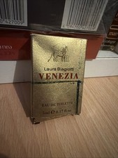 Laura Biagiotti Venezia Eau de Toilette 5 Ml Miniatur Vintage Rare Neu