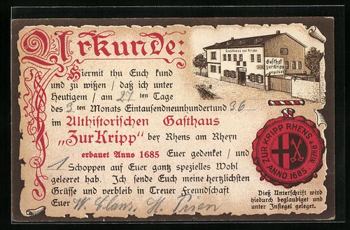 Künstler rhens rheyn - rhens, am