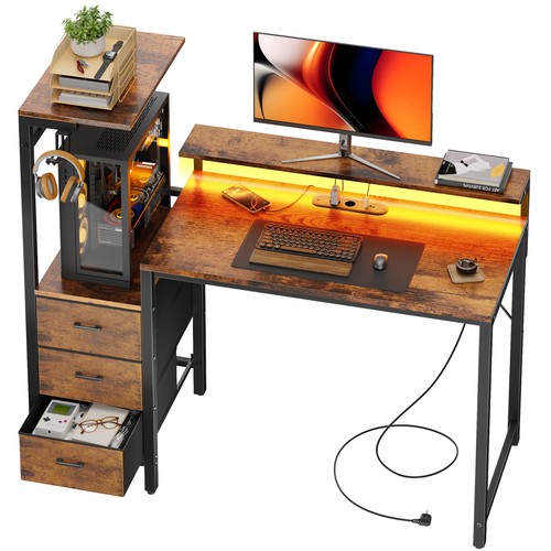 Gamer tisch mit - tisch, schubladen