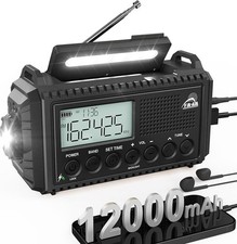 Kurbelradio mit Solar 12000mAh