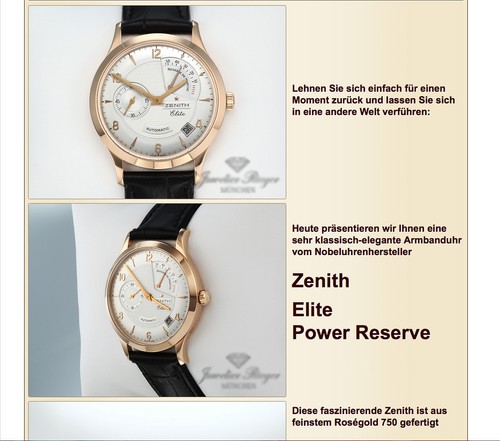 Zenith elite automatik - elite,