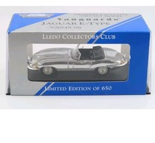 VANGUARDS CORGI Lledo Collectors Club JAGUAR E-TYPE SILVER PLATED  1:43 OVP
