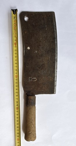 Antikes geschmiedetes hackbeil - geschmiedetes,