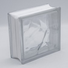 Basic Glasbaustein Wolke klar 19x19x8 cm - 6 Stück