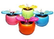 HAAC Solar Wackelblume Blume Motiv Schmetterling