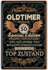 Blechschild 50 Schild