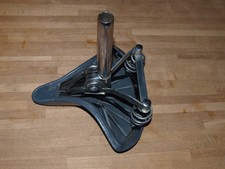 Fahrrad-Sattel Gummi grau mit