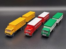 3x Wiking 1:87 MAN / MB Kofferlastzug |UNION TRANSPORT | HANIEL | SCHMALBACH 