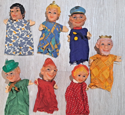 Vintage kasperle handpuppen - vintage,