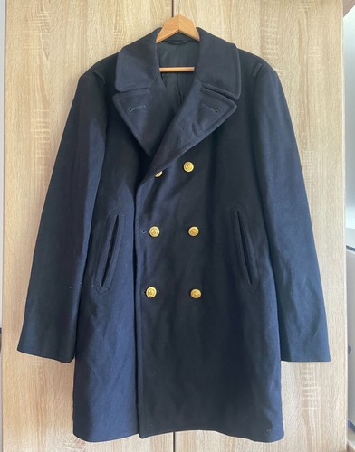 Vintage navy peacoat 1968 - vintage,