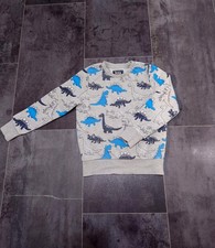 Pullover von C&A Dinos grau Gr. 128