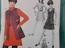 Burda Schnittmuster Weste  Rock   Gr. 36 + 38/40