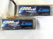 2x Zeee RC Li-Po Akkus 4S 14,8V 100C! 6000 mAh Softcase EC5 Stecker {2 STÜCK!}