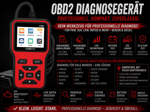 Obd2 diagnosegerät v500 - diagnosegerät,