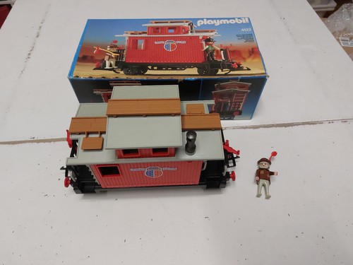 Playmobil 4123 caboose ovp - playmobil,