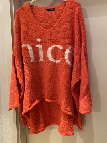 Damen pullover onesize lachs - damen,