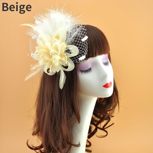 Damen feder haarspange - damen,