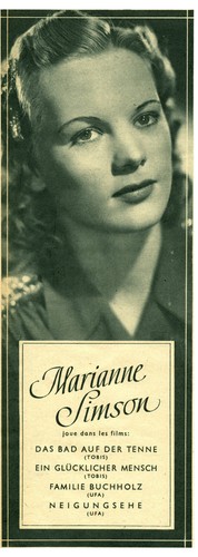 Alte werbung marianne simson - alte,