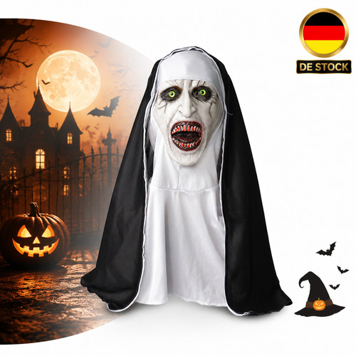 Gruselige scary nonne latex - gruselige,