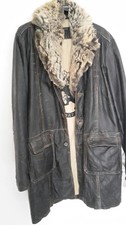 Echt leder herren mantel - echt,