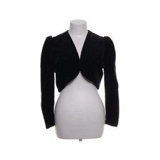 Bolero, Größe: 40, Schwarz, Einfarbig, Samt, Damen #8hG