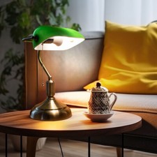 Tischleuchte Bankerlampe