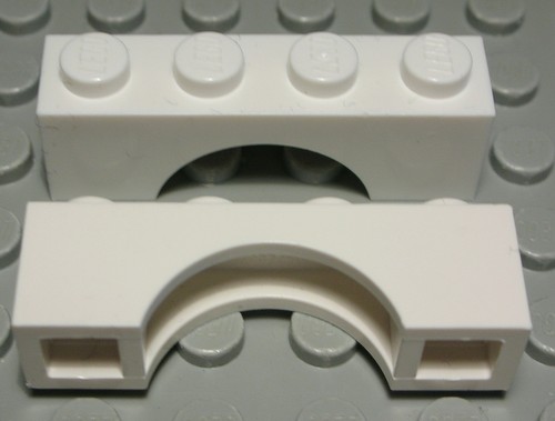 Lego stein rundbogen 1x4x1 - stein,