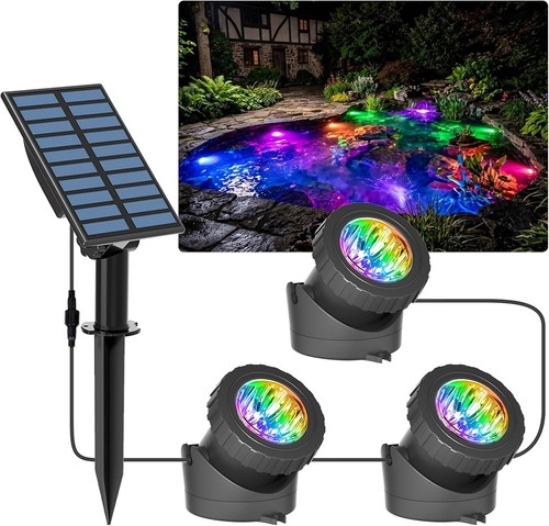 Solar teichbeleuchtung rgb led - solar,