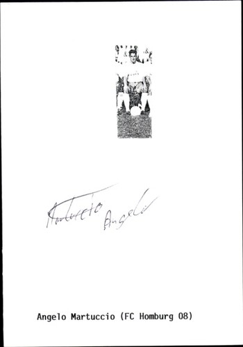 Autogramm fußballer angelo - fußballer,