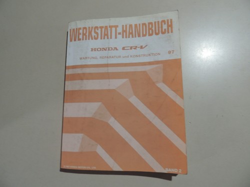 Werkstatthandbuch honda crv - werkstatthandbuch,
