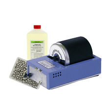 LORTONE Poliermaschine 3A Set – Poliertrommel + Poliermittel + Edelstahlmischung