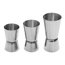 2-Fach Edelstahl Messbecher