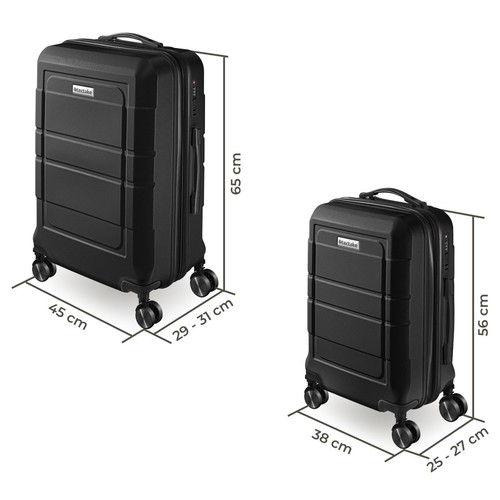 2tlg reisekoffer set trolley - reisekoffer,