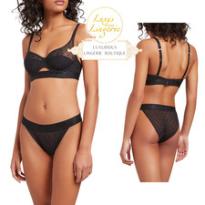 APHRODITE TANGA by Wolford S Small black schwarz Transparent Unterhose Slip