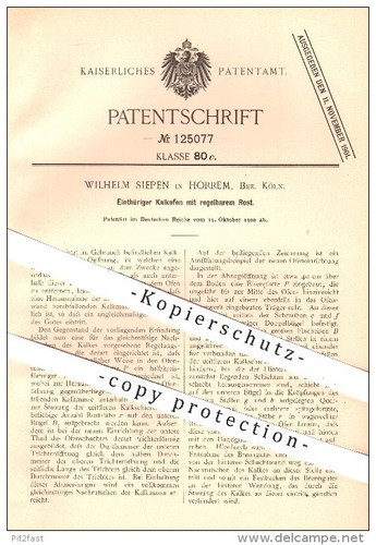 Original patent siepen - patent,