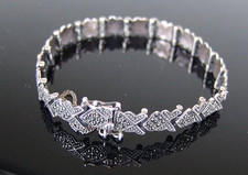 FEINES ART DÉCO 925 STERLING