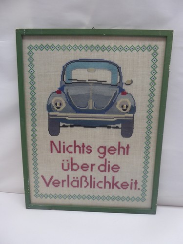 Altes käfer werbebild - vw,