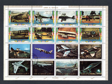 Vereinigte Arabische Emirate Sam. 1972/73, 12 Zusammendruck Bögen gestempelt.