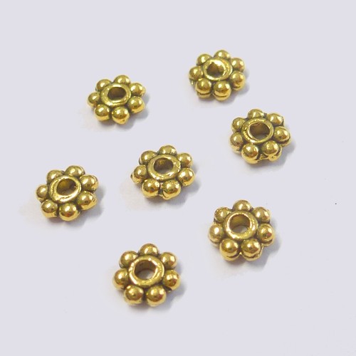 Metallperlen spacer blumen - metallperlen,
