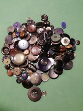 200 g dunkle Knöpfe Konvolut Knopfmischung - viele Farben und Größen 