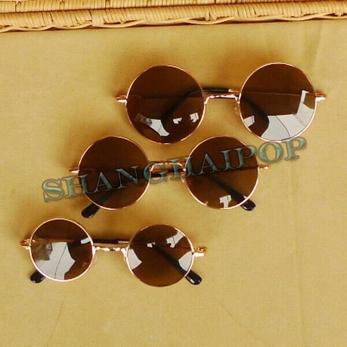 Dunkel linse sonnenbrille rund - dunkel,