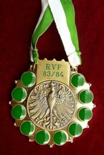 Orden mit Band - Frankfurt am Main - Karneval - Rheinländer-Vereinigung - 1984