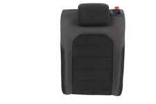 Rücksitzbank Lehne hinten links titanschwarz/quarzit VW Golf 7 R-line Artvelour/