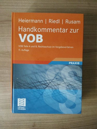 Handkommentar zur vob - handkommentar,