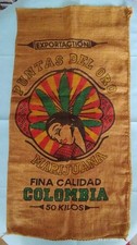 Puntas Del Oro Columbia Marijuana, Leinen bedruckt, ca 100x50cm, Poster 
