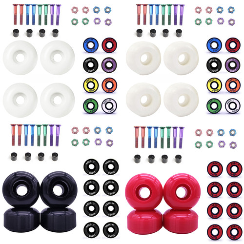 Skateboard rollen chrom - pu,