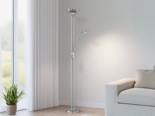 Zeitloser led deckenfluter mit - led,