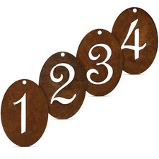 Rost Advent Zahlen 1 - 4